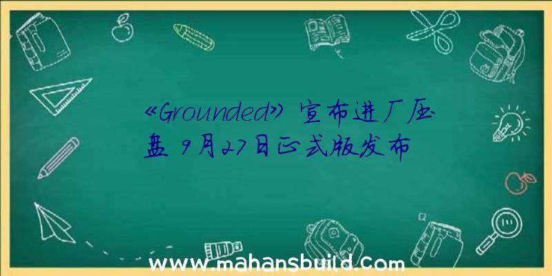 《Grounded》宣布进厂压盘